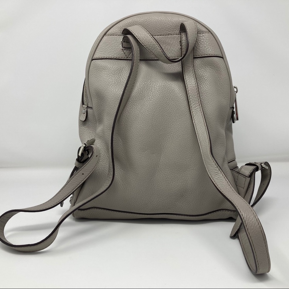 Michael Kors gray studded Rhea backpack - Picture 4 of 6